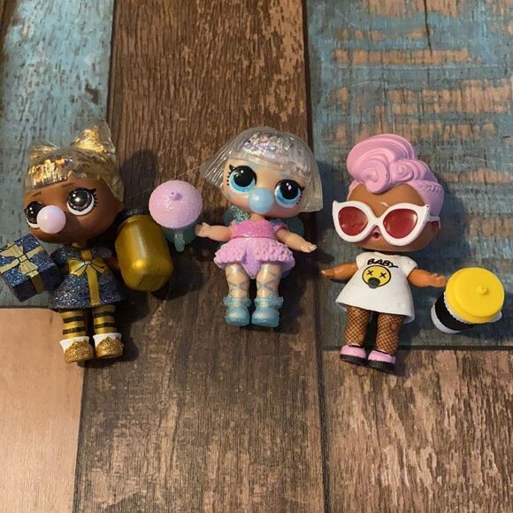 Retro, Early Edition, LOL Dolls, 3 Doll Bundle (#3) - Picture 6 of 7